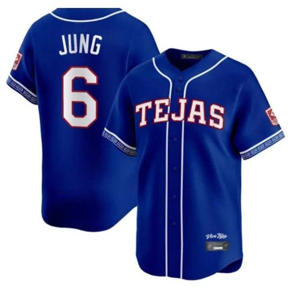 TRASK T.Rangers #6 Josh Jung Player Royal 2026 City Connect Limited Stitched Jerseys