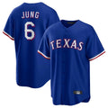 TRASK T.Rangers #6 Josh Jung Player Royal Limited Home Stitched Jerseys