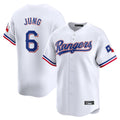 TRASK T.Rangers #6 Josh Jung Player White&Blue Home Limited Stitched Jerseys