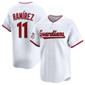 TRASK  Cleveland Guardians #11 Jose Ramirez White  Home Limited Stitched Jersey