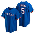 TRASK Texas Rangers #5 Corey Seager Blue  Cool Base Stitched Jersey